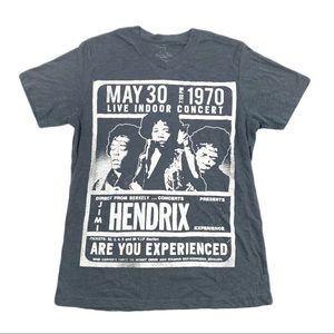Jimi Hendrix Concert Tee Dusty Blue 